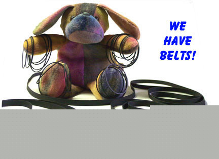 New chrysler dodge motorola 8-track player 3 belts kit 