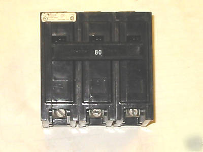 New cutler hammer circuit breaker BAB3080 3P 240V 80A