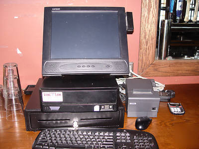 Pos 4-station bar/restaurant-vital link-incl main cpu 