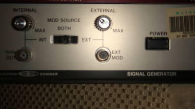 Systron donner 1702 signal generator 1702-07 option 7 