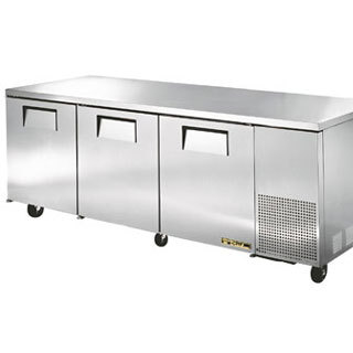 True tuc-93 undercounter refrigerator, 3 door, extra de