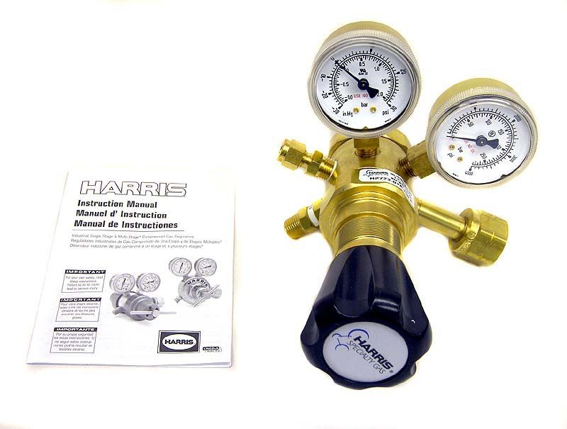 New harris analytical gas cylinder regulator HP722-015