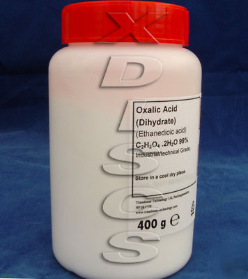 Oxalic acid 400G tub (ethanedioic acid), stain removing