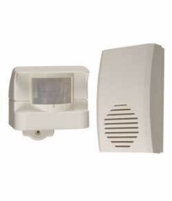 Sti 46100 wiress motion activated chime safety alarm