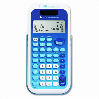 Texas instrument ti-34 multiview scientific calculator