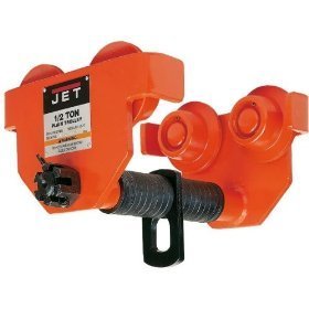1/2-ton capacity plain trolley for h or i beams by jet