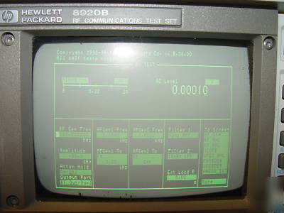 Hp agilent 8920B rf test set