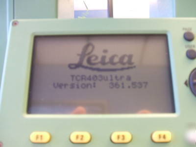 Leica TPS400 TCR403 tcr 403 ultra total station exc con