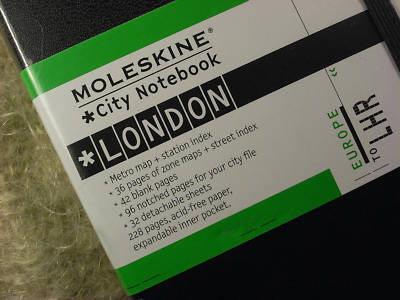 Moleskine london notebook rrp Â£12.50