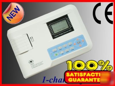 New brand 1-channel ecg ekg machine electrocardiograph