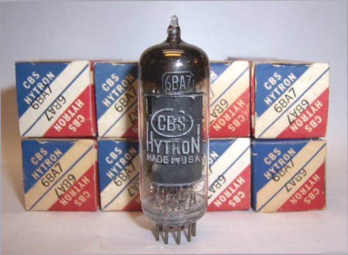 New in box cbs hytron 6BA7 ham radio converter tubes