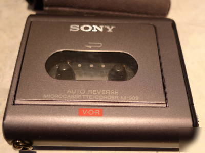 Sony microcassette m 909 near mint