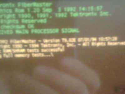 Tektronics fibermaster TFP2 with fs 1315 module 