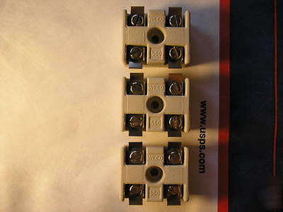 Weco ceramic terminal block ss 560 allied #924-0546