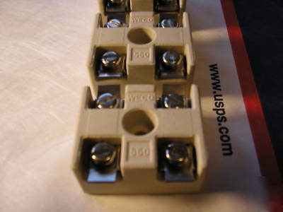 Weco ceramic terminal block ss 560 allied #924-0546