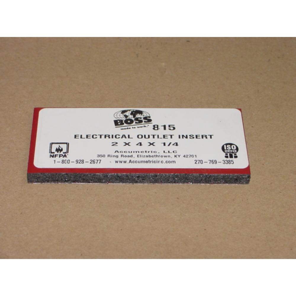 Accumetric 86-81502 firestop insert box 4X2X1/4 154064