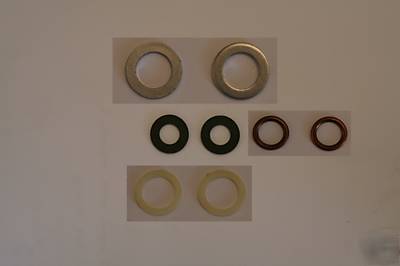 Automotive oil drain plug gaskets