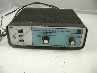 B&k color generator television tv tester model 1245