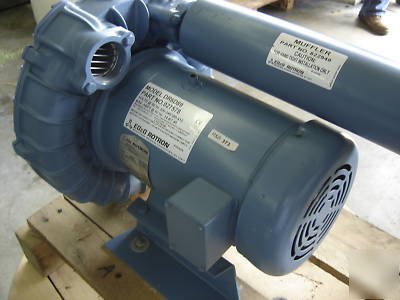 Eg&g rotron regenerative blower DR6D89 225 scfm 5 hp