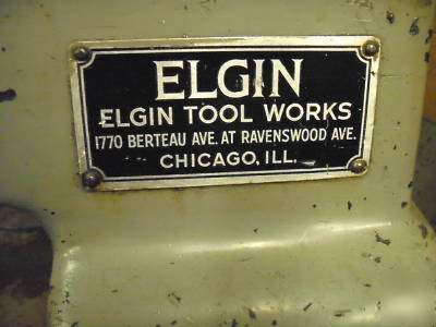 Elgin hi rpm (3600) model shop lathe 8
