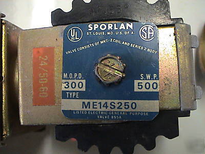 Lot of 4 sporlan soleloid ME14S250 24 volt coil 24V