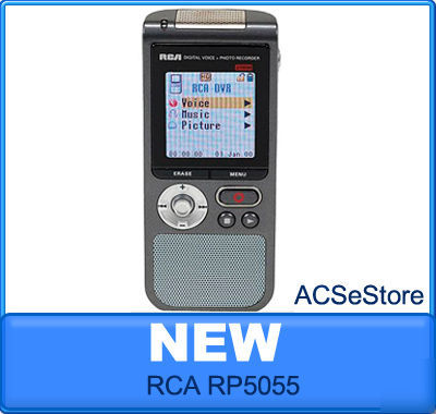 New brand rca RP5055 256MB digital voice recorder