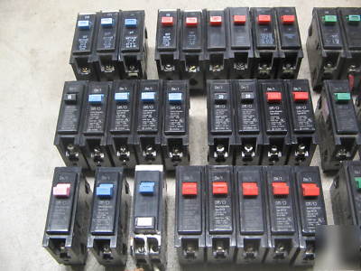 40 cutler hammer bryant br 10-60 amp breaker lot used