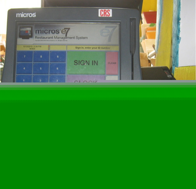Complete system micros E7 restaurant pos 3XWS4 + server