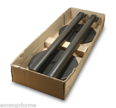 4 blak posts retractable belt crowd control stanchions 