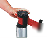 4 blak posts retractable belt crowd control stanchions 