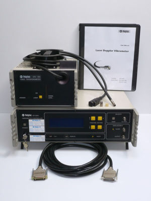 Complete polytec laser vibrometer system ofv 3001/502