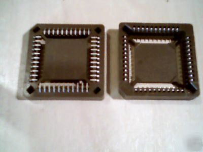 Conn plcc socket skt 44 pos 1.27MM solder st smd 5 pcs.
