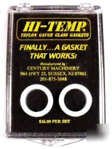 Dry cleaners boiler sight-glass teflon gaskets washers