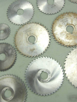 Milling cutters, plain style, hss, 14PC lot