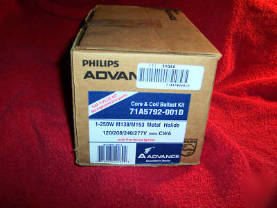 New 250W metal halide hid ballast kit philips advance