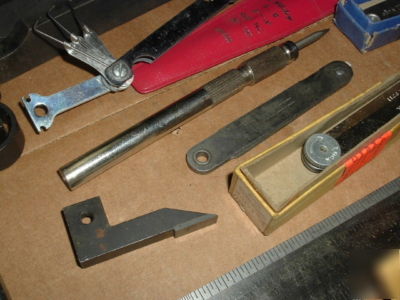 New job lot mititoyo b&s gages, scribes, scales 45 pcs 