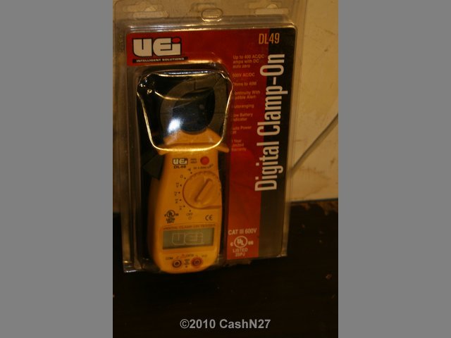 New uei digital clamp on meter DL49 with case