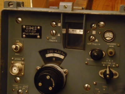 Russian ussr military army r- 326 receiver ham radio 