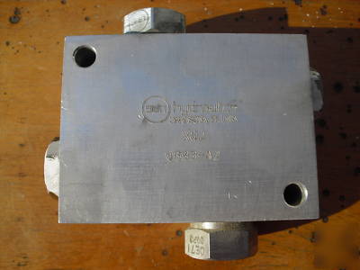 Sun hydraulics-xwj manifold-2 port w/2 cxfa check valve