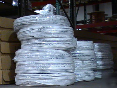 Alarm cable 22/2 stranded white 500FT coil