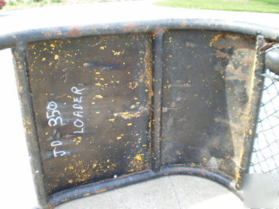John deere 350 loader dozer roll guard rops
