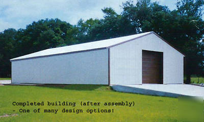 Modular pre-fabricated steel building