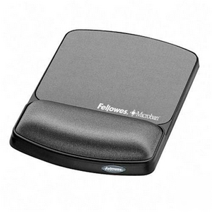 9175101 gel wristrest/mousepad graphit fellowes