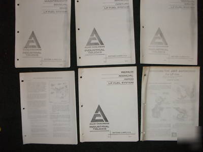 Allis-chalmers lp fuel system repair maintenance manual