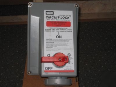 Hubbell HBL430MI7W circuit lock pin&sleeve interlock