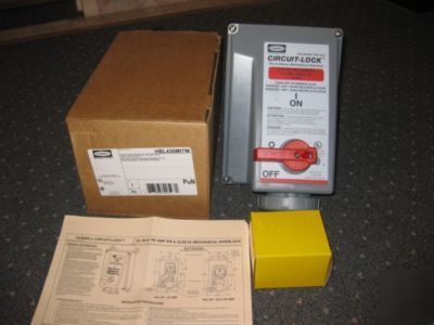 Hubbell HBL430MI7W circuit lock pin&sleeve interlock