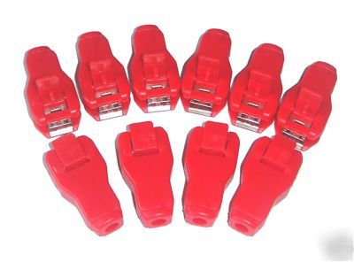 New set of 10 ekg/ecg medical alligator clips