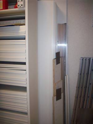 File cabinet sliding system unit - office storage
