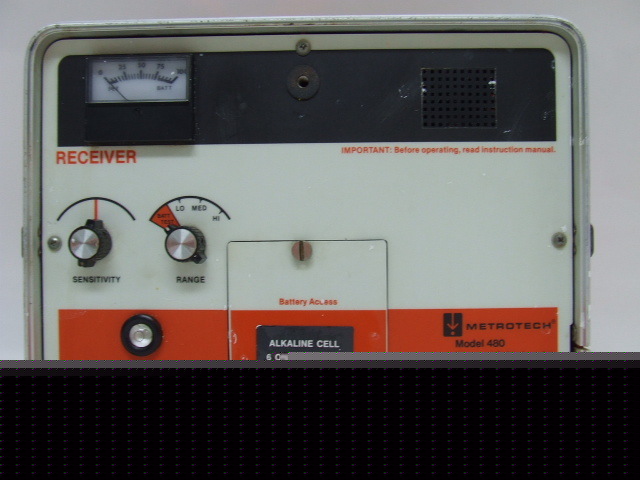 Metrotech model 480 pipe & cable locator *tested*