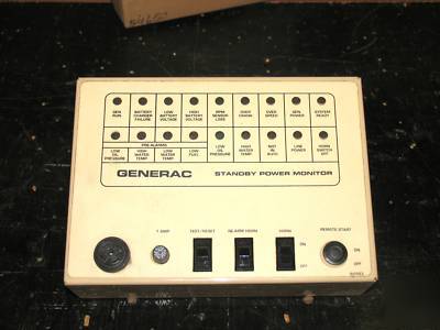 Generac generator remote display annunciator monitor 18
